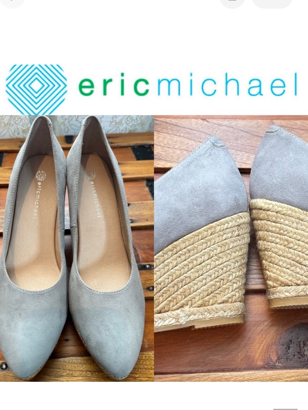 Eric Michael Teva Wedge Espadrilles